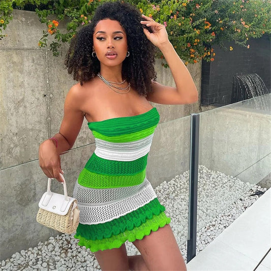 Bad As Beach Candy Stripe Dress