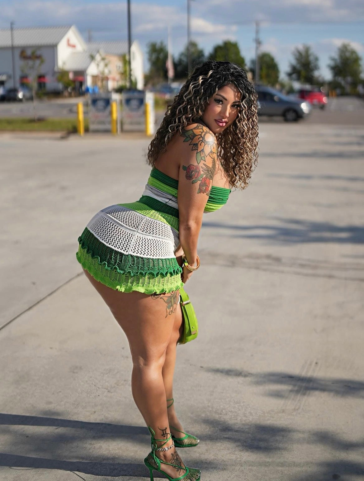 Bad As Beach Candy Stripe Dress